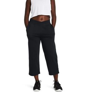 Under Armour UA Rival Terry Crop Wide Leg Pants Black XL